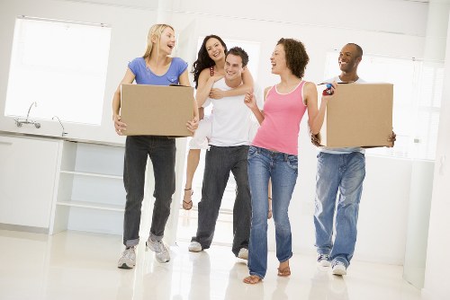 Movers working on a residential relocation in Crouch End