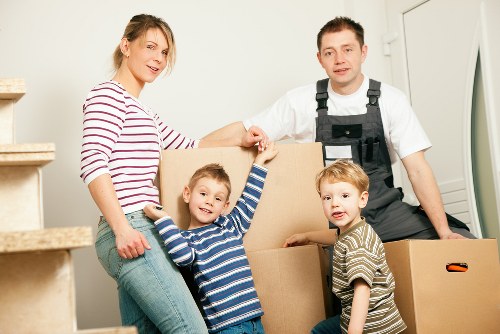 Office removal team preparing a business relocation in Crouch End
