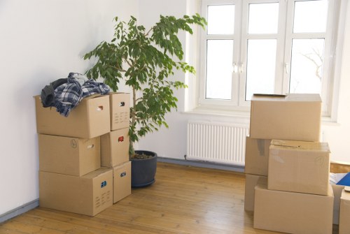 Prepared items ready for local van collection and delivery